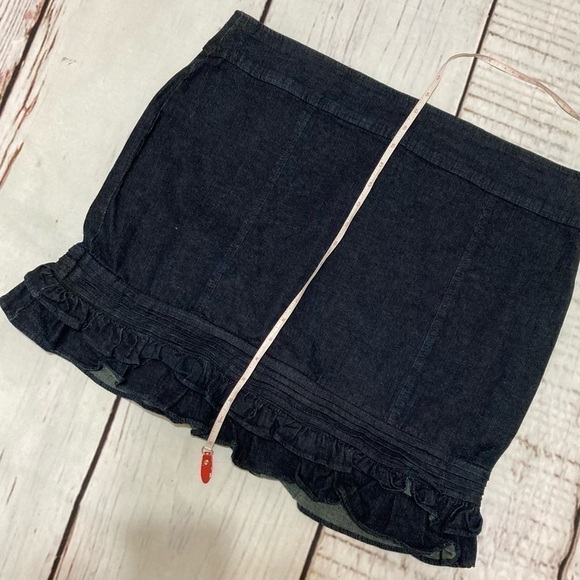 Angels Kiss Juniors denim mini skirt with little ruffles size 13 NWT Y2K - Picture 9 of 10